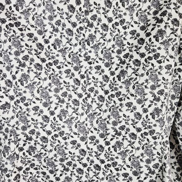 J. Ferrar Men’s 36S Slim Fit Floral Blazer White Gray Modern Statement Jacket - Picture 11 of 13